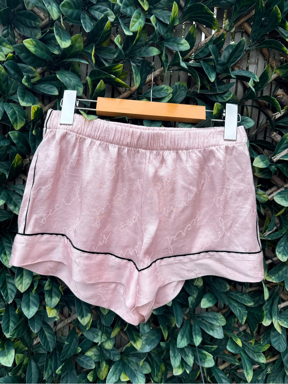 4/$25 • Victoria's Secret Iconic Cursive Logo Satin Sleepwear Shorts